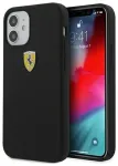 Ferrari FESSIHCP12SBK iPhone 12 mini 5,4" must k&otilde;va tagakaas On Track Silicone