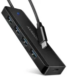 Axagon HUE-C1C 4-pordiline jaotur USB-C kuni 4x USB 3.0