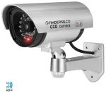 Riff RF-IR1 CCTV IR v&auml;lisvalvega kaameraimiteerija vilkuva hoiatustulega, 2x AA patareid, valge