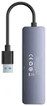 Baseus jaotur USB-A kuni 4x USB 3.0 | USB-C | hall