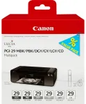 Tindikomplekt Canon PGI-29 4868B018 MBK/PBK/DGY/GY/LGY/CO