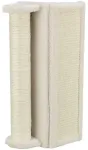 Nail sharpener : Trixie Scratching board for corners with post, 15 &times; 50 &times; 15 cm, beige