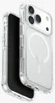UNIQ LifePro Xtreme phone case with stand and MagSafe support for iPhone 17 Pro transparent