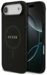 Guess Saffiano Classic Logo telefoni&uuml;mbris MagSafe toega iPhone 17 Air jaoks, must