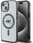 Karl Lagerfeld KLHMP15SHKHNOTK iPhone 15 | 14 | 13 6.1" transparent hardcase IML Karl`s Head MagSafe
