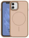 Frame Thin Mag telefoni &uuml;mbris MagSafe toega iPhone 11 pruun