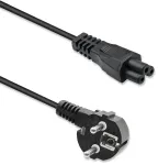 Qoltec toitekaabel IEC C5/SCHUKO | cloverleaf | 3x0.75mm&sup2; | 1.2m