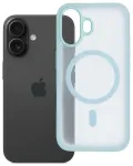 Flexline Mag Cover telefoni &uuml;mbris MagSafe toega iPhone 16 roheline