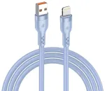 T-PHOX BOLD data transfer and charging cable | USB-A to Lightning | 15W | blue