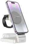 HOCO CQ3 3-in-1 juhtmevaba laadija | Qi | &Uuml;hildub MagSafe'iga | 15W | valge