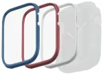 UNIQ Moduo nutikella &uuml;mbris Apple Watch Series 4/5/6/7/8/SE (44/45 mm) jaoks | sinine/punane/valge