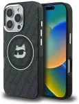 Karl Lagerfeld IML Choupette Head Logo telefoni &uuml;mbris MagSafe toega iPhone 16 Pro must (kass)