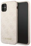 Guess GUHCN61G4GFPI iPhone 11 6,1" roosa k&otilde;va &uuml;mbris 4G Metal Gold Logo
