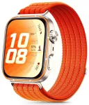 Tech-Protect Nylon nutikella rihm Huawei Watch Fit 3/4/4 Pro/5/5 Pro jaoks | nailonist | oranž