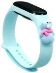 Fusion Accessories Xmas Bear nutikella rihm Mi Band 5/6 jaoks | sinine
