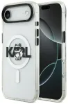 Karl Lagerfeld IML Choupette Sketch Logo telefoni&uuml;mbris MagSafe toega iPhone 17 Air jaoks, l&auml;bipaistev