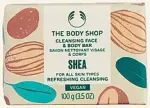 The Body Shop Shea Cleansing Face and Body Bar 3.5 Ounce