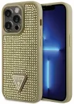 Guess GUHCP14LHDGTPD iPhone 14 Pro 6.1" złoty|gold hardcase Rhinestone Triangle