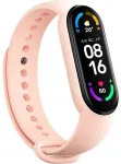Toptel nutikella rihm Xiaomi Mi Band 5/6/7 jaoks | silikoonist | roosa