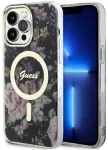 Guess GUHMP14XHCFWSK iPhone 14 Pro Max 6.7" black|black hardcase Flower MagSafe