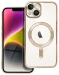 Electro Mag telefoni &uuml;mbris MagSafe toega iPhone 14 kuldne