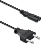50547 Qoltec Power cable IEC C7 / CEE 7/16 | figure-8| 2x0.5mm&sup2; | 1.4m