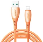 Joyroom S-A59 Vibrant Series andmeedastus- ja laadimiskaabel | USB-A kuni Lightning | 15W | 1.2m | oranž
