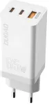 Dudao A7xsEU reisilaadija | 65W | GaN | USB-C, USB-A | valge
