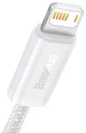 Baseus Dynamic Series CALD000502 andmeedastus- ja laadimiskaabel | USB-A kuni Lightning | 12W | 2m | valge