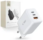 Tech-Protect C65W travel charger | 65W | PD, QC3.0 | USB-C, USB-A | white