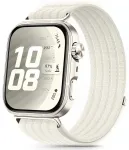 Tech-Protect Nylon nutikella rihm Huawei Watch Fit 3/4/4 Pro/5/5 Pro jaoks | nailonist | valge