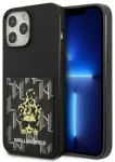 Karl Lagerfeld KLHCP13XCANCNK Karlimals Cardslot raamatut&uuml;&uuml;pi telefoni &uuml;mbris iPhone 13 Pro Max must