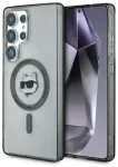 Etui Karl Lagerfeld Button Choupette Head Printed Logo MagSafe Samsung Galaxy S25 Ultra czarny