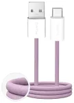 Puro Fabrik 2.0 andmete edastamise ja laadimise kaabel | USB-A kuni USB-C | 10W | 1.5m | roosa