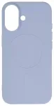 Liquid Silicone telefoni &uuml;mbris MagSafe toega iPhone 16e lilla