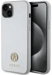 Guess GUHCP15MPS4DGPS iPhone 15 Plus | 14 Plus 6.7" srebrny|silver hardcase Strass Metal Logo