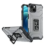 Crystal Ring Kickstand Tough Rugged telefoni &uuml;mbris alusega iPhone 13 mini must