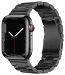 Forcell F-Design nutikella rihm Apple Watch (42/44/45/49 mm) jaoks | roostevaba teras | must