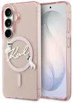 Karl Lagerfeld IML KC Script telefoni &uuml;mbris MagSafe toega Samsung Galaxy S26 (S942) roosa