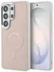 Karl Lagerfeld Embossed RSG Logo telefoni &uuml;mbris alusega ja MagSafe toega ja Samsung Galaxy S26 Ultra (S948) roosa