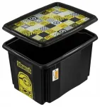 Kast kaanega 30L Karolina &ldquo;Minions Mosaic&rdquo; 45x35x27cm must