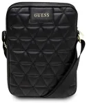 Guess Torba GUTB10QLBK 10" czarna|black Quilted Tablet Bag