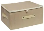 Hoiukast 40x30x21cm riidest, beež