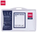Kaardihoidja kaelapaelaga DELI 85x53mm hall