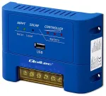 Qoltec P&auml;ikese laadimiskontroller MPPT 15A alalisvoolutarbijate toiteks ja akude laadimiseks 12V / 24V | AGM | GEL