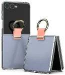 Mercury Golden Bell Clear telefoni &uuml;mbris Samsung Galaxy Z Flip 8 (F776) roosa