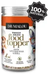 Looduslik lisand koerte ja kasside toidule - DR Malou, Complementary food, freeze-dried topper - duck with egg yolk and krill 100g