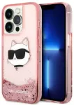 Karl Lagerfeld KLHCP14LLNCHCP iPhone 14 Pro 6,1" r&oacute;żowy|pink hardcase Glitter Choupette Head