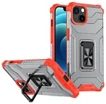 Crystal Ring Tough Rugged telefoni &uuml;mbris alusega iPhone 12 mini punane