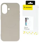 Wozinsky Liquid Silicone telefoni &uuml;mbris MagSafe toega Samsung Galaxy S24 FE (S721) beež